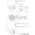 BAÑO DUCHA MONOCOMANDO LINEA MILAN Baño Ducha Monocomando Linea Milan