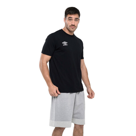 Remera Basik Negro/Blanco