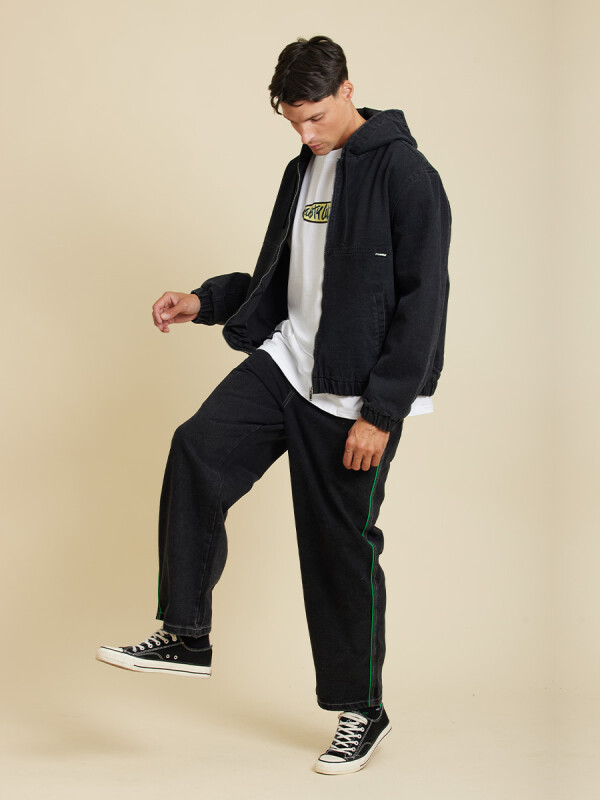 CAMPERA JEAN LUZO RUSTY Negro