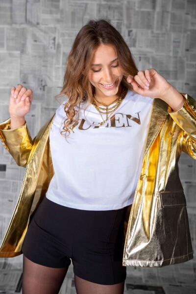 Remera Queen Blanco