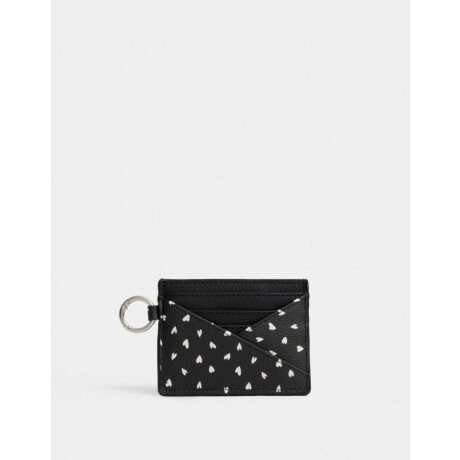 Tarjetero Cuerina Negro