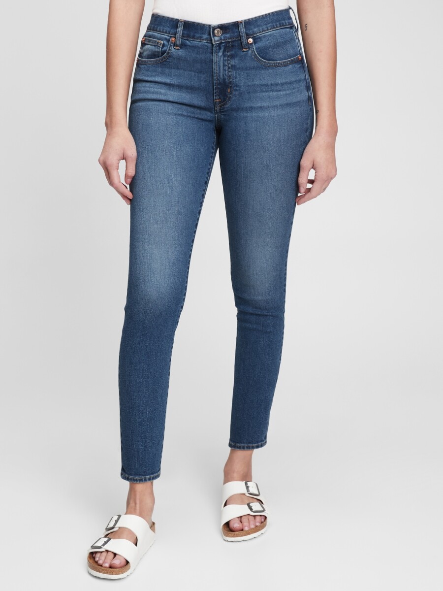 Jean True Skinny Mujer - Medium Indigo 8 