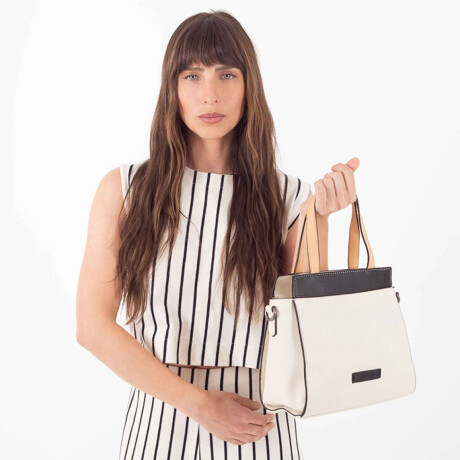 Cartera Los Angeles Crudo Negro y Nuez