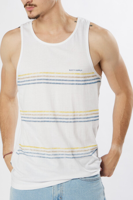 MUSCULOSA MALFBOY RUSTY Blanco