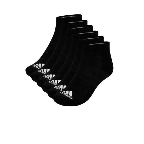 Medias adidas Sportswear 6 Pares - Black Black