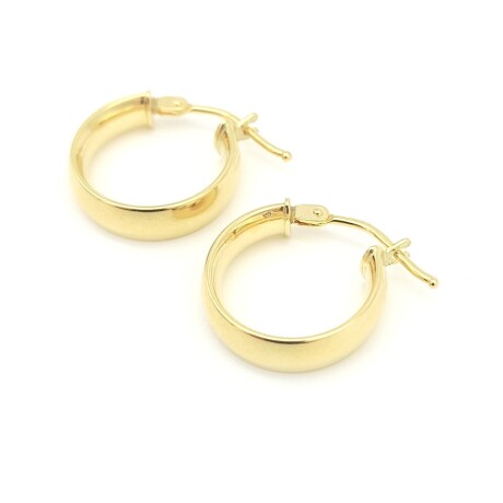 Par de aros de oro 9 ktes. Par de aros de oro 9 ktes.