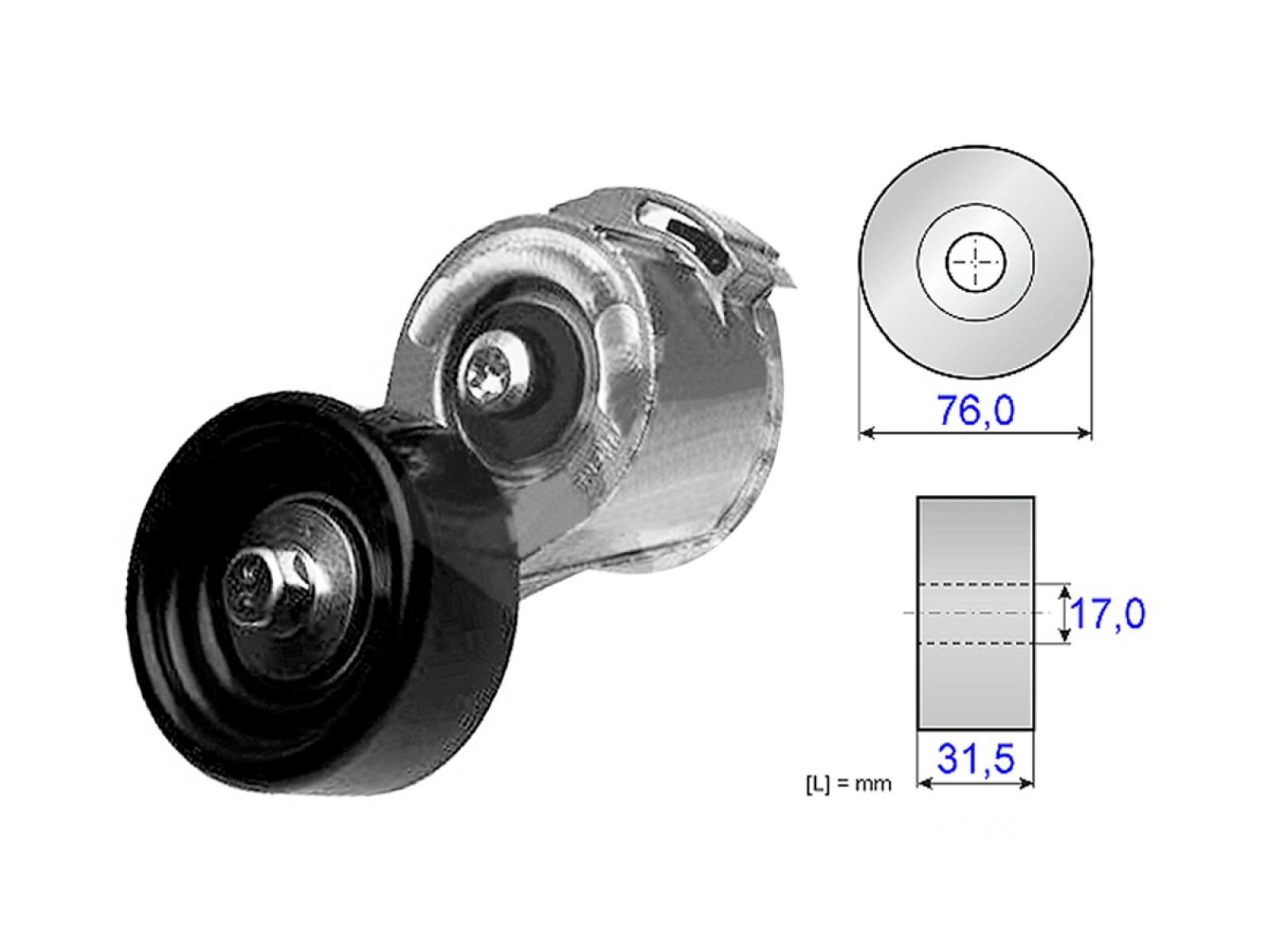 Tensor De La Correa Ford Ranger 4X2/Ranger 4X4 95-98 