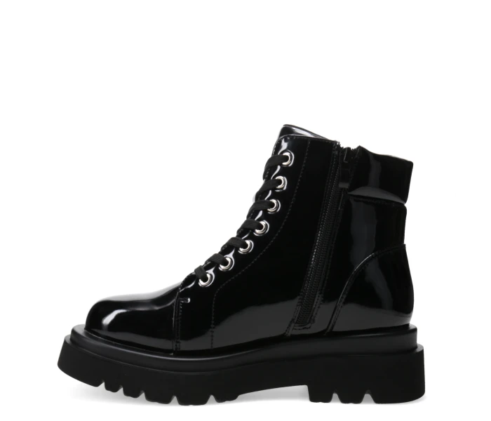 Bota PONDS Borcego chato Black Patent