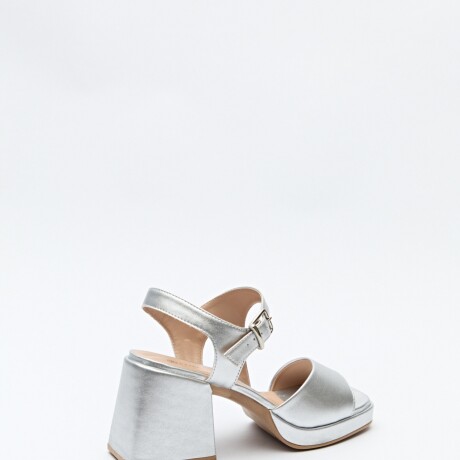 SANDALIA PRAGA Plateado