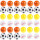 Set Cotillón N30 Pack Sorpresitas X 36 Pelotas Espuma Cot002023