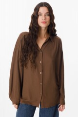 Camisa Botanica Chocolate