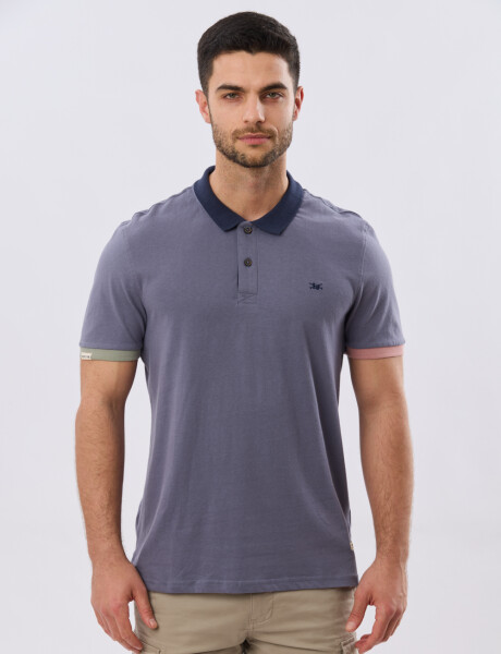 REMERA POLO LISA JERSEY Indigo