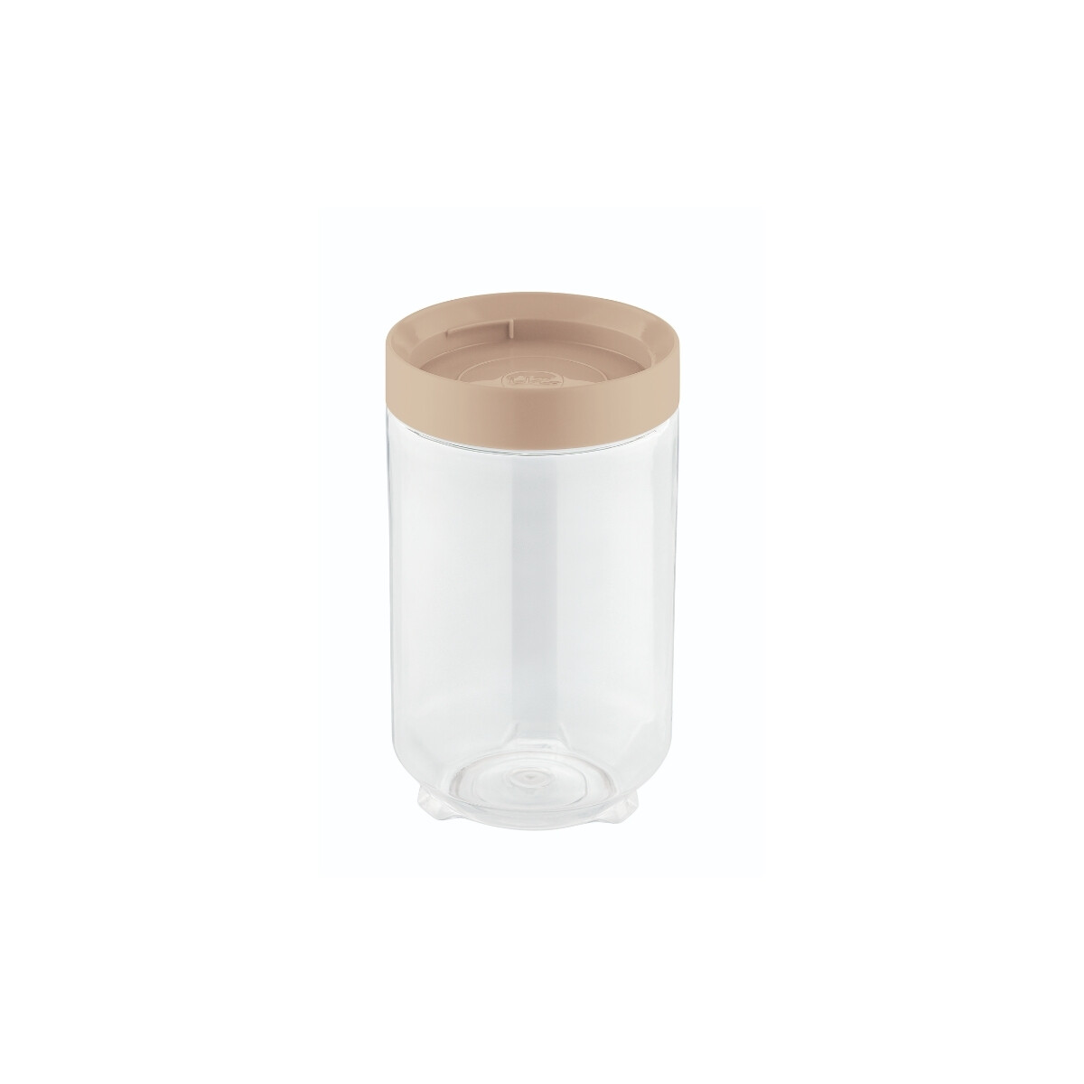 Frasco hermético plástico 900ml - CAPPUCCINO 
