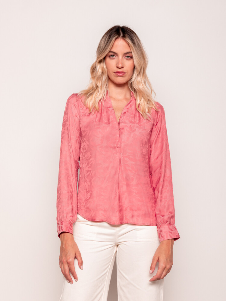 BLUSA NINA Rosa Hibisco