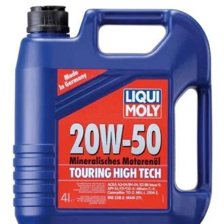 LIQUIMOLY MINERAL TOURING 20W50 4LTS LIQUIMOLY MINERAL TOURING 20W50 4LTS