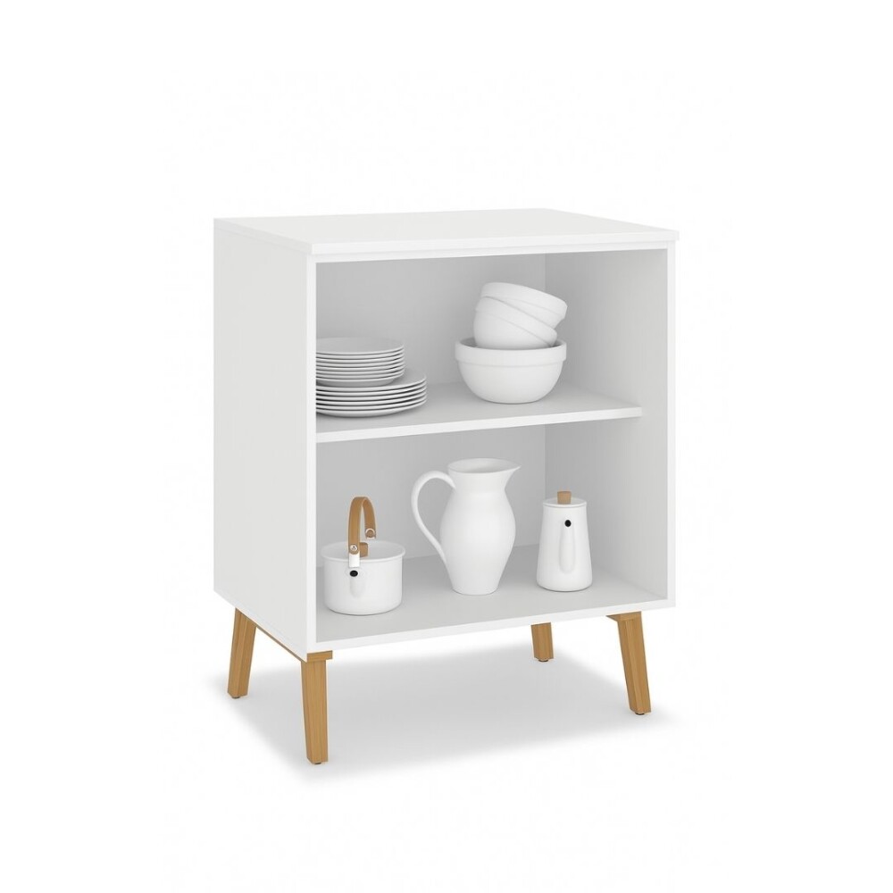 BAJO MESADA - AUXLILAR LINEA WOOD LINEA WOOD BLANCO