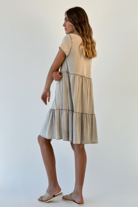 VESTIDO AMATISTA BEIGE