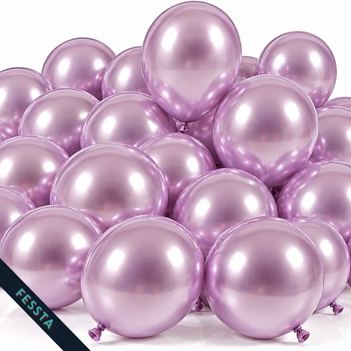Globos Cromado X 50 Und / R12 - Lila 