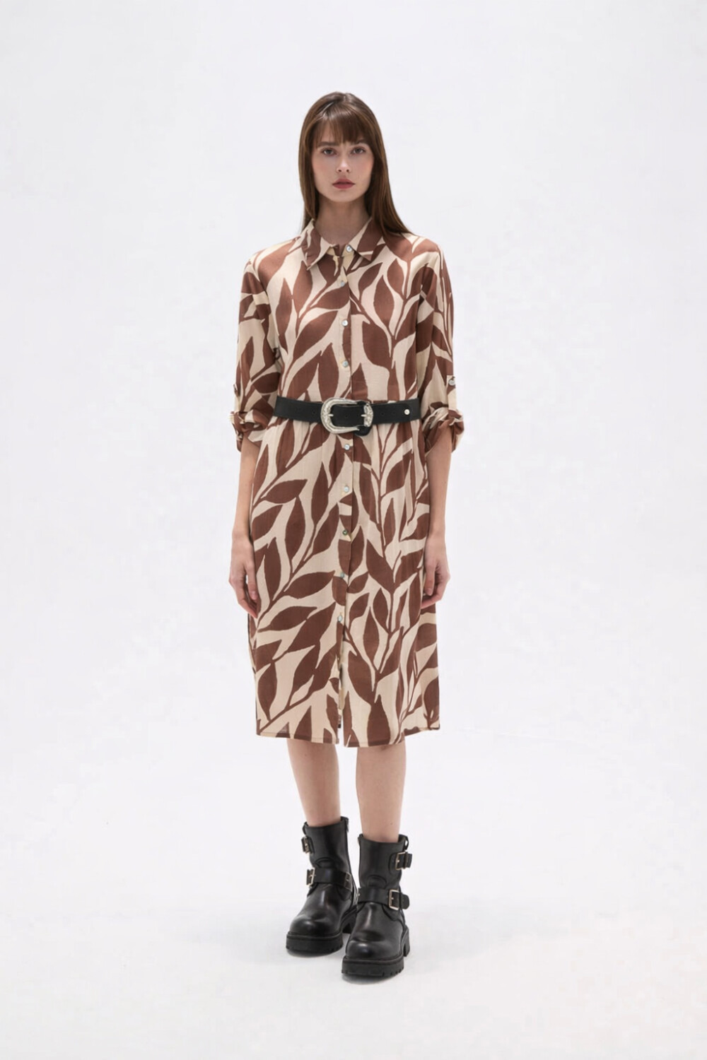 Vestido Sombre Estampado 2