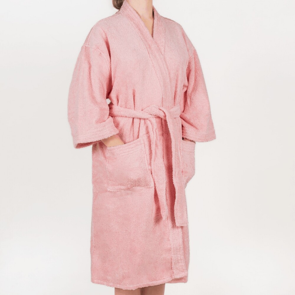 Bata de Toalla Infantil Rosa XXP