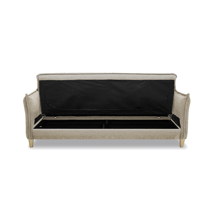 Sillón Cama Lauren c/Baúl Beige