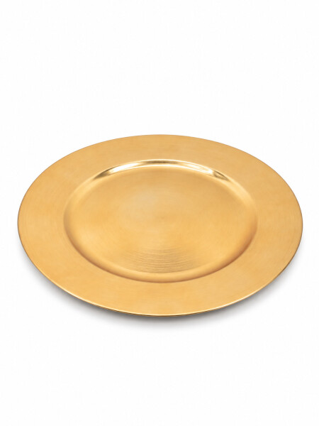 PLATO BASE GLOW DORADO