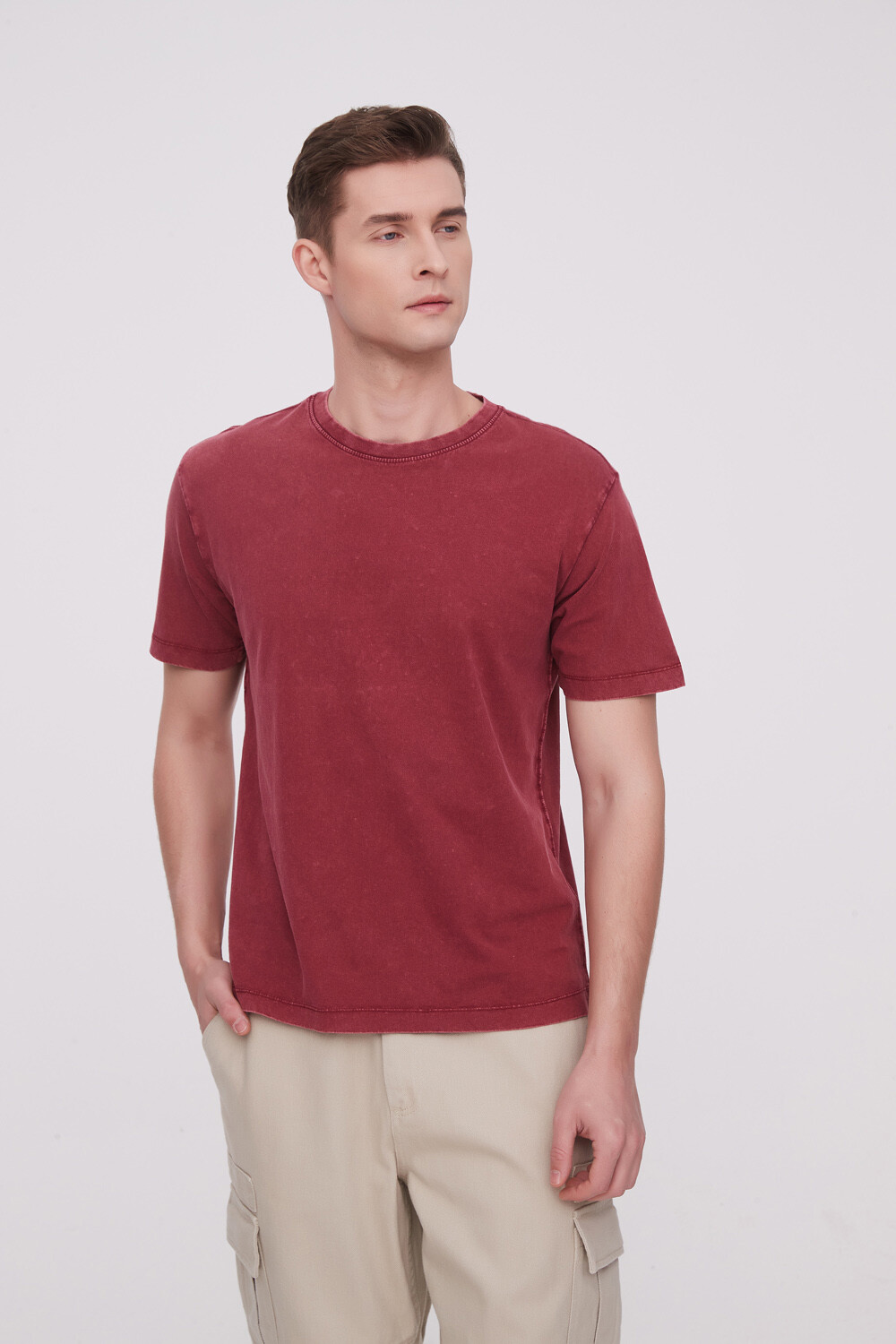 Remera Cappu Bordeaux