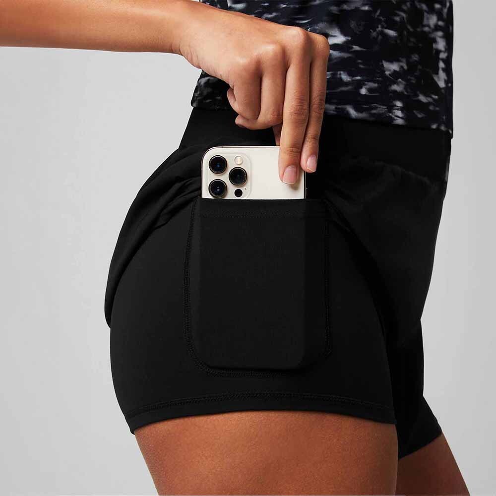 Short Con Malla Sun Chaser 3" Mujer Black