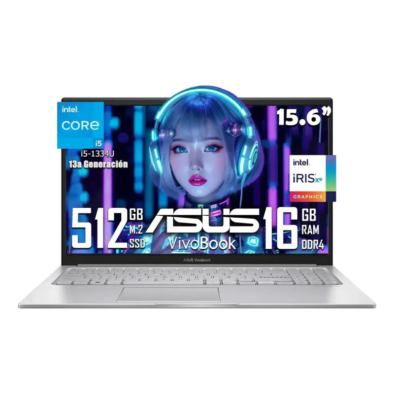 Notebook ASUS Vivobook 15 F1504VA-WS51D i5 1334U 512GB 8GB Notebook ASUS Vivobook 15 F1504VA-WS51D i5 1334U 512GB 8GB