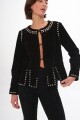 Chaqueta Leather Reynalda Negro