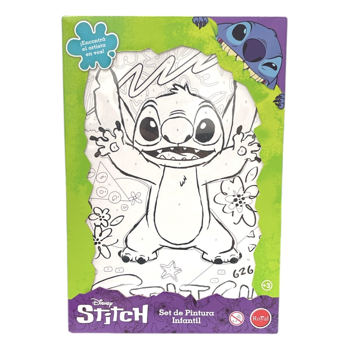 Set de pintura Infantil Stitch 