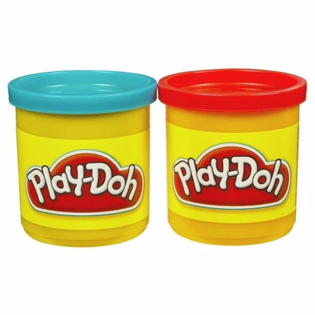 Play Doh Pack X2 23655 - Rojo/azul Original Hasbro 001