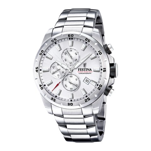 Reloj Festina Timeless Chronograph F20463/1 para hombre en acero Plateado