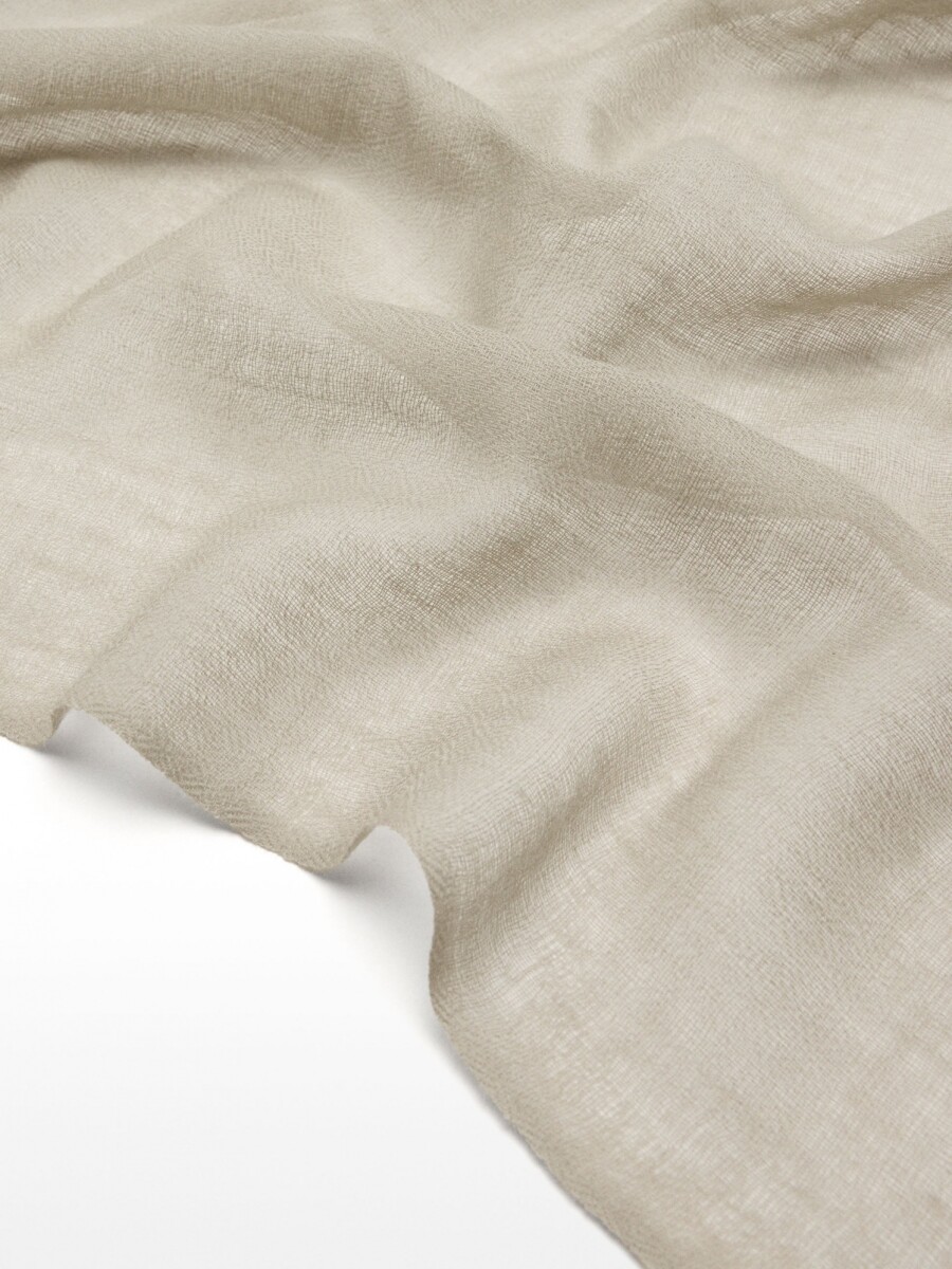 Pashmina De Lana gris