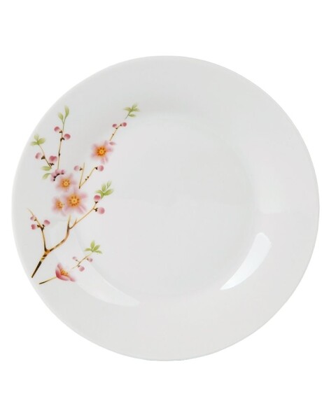 PLATO POSTRE 19CM RAMA FLOR JAPONESA PLATO POSTRE 19CM RAMA FLOR JAPONESA