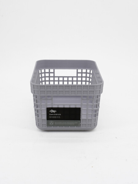 CESTA PLASTICA BLANCO