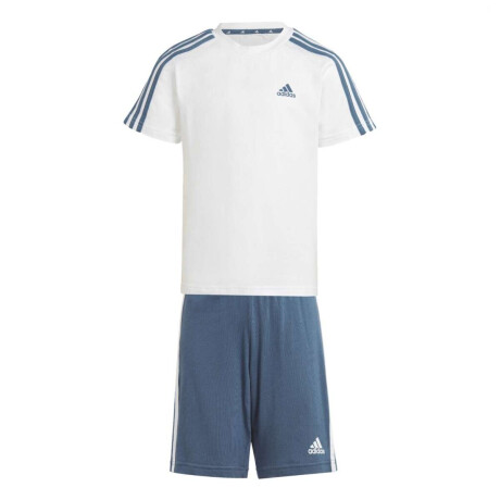 Conjunto 3-Stripe Classic Set de Niños Blanco