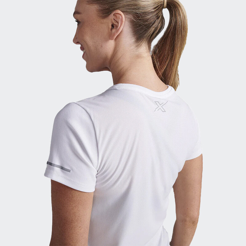 Remera 2XU Aero Tee Blanco