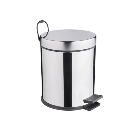 PAPELERA CILINDRICA METAL INOX NEGRO DIAMETRO 21 CM ALTO 28 NEGRO