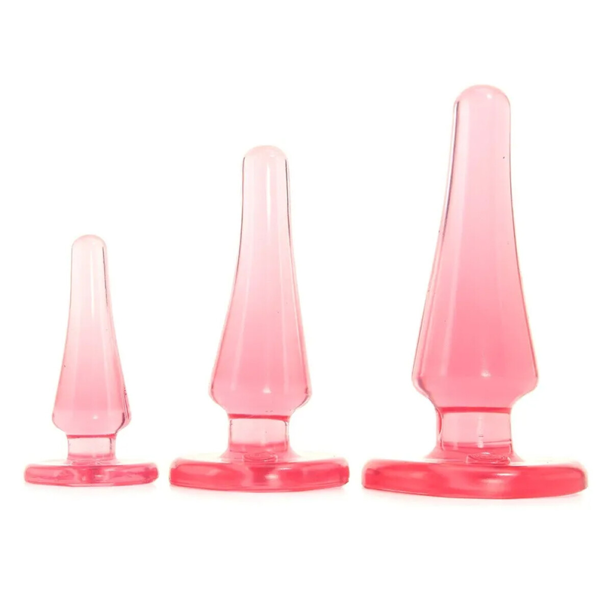 Anal Initiation Kit Crystal Jellies Rosa — Boutique Erótica