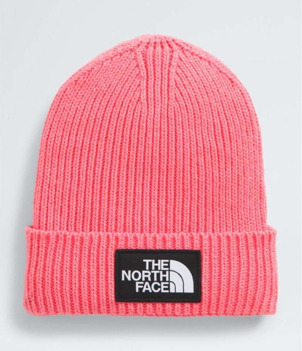 Gorro Kids Tnf Logo Box Cuffed Beanie - Coral Crush 