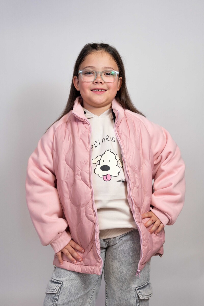 Campera Capitoneada - Rosa 