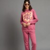 Babucha Dama Alg.C/Felpa Rusty Rosado