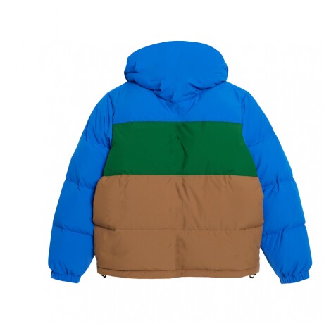 CAMPERA ACOLCHONADA LACOSTE BLUE/GREEN