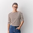 T-SHIRT ALLIE VOLPAIA MARRON CRU