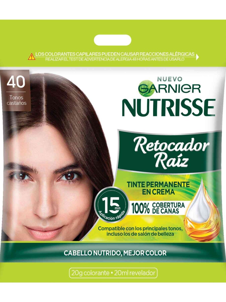 Nutrisse Retoca Raíces 40 Castaño Medio 