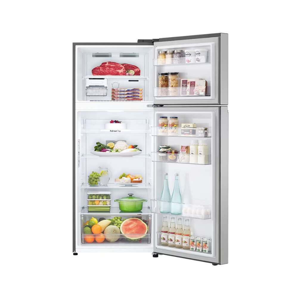 HELADERA LG VT40BPP 395L INVERTER FRIO SECO PLATA Unica