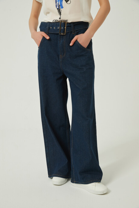 Pantalon Galle Azul Medio