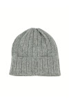 Gorro de pompón Gris