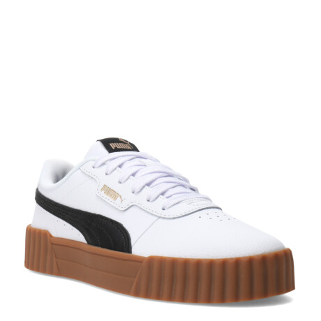Championes de Mujer Puma Carina 3.0 Blanco - Negro - Camel